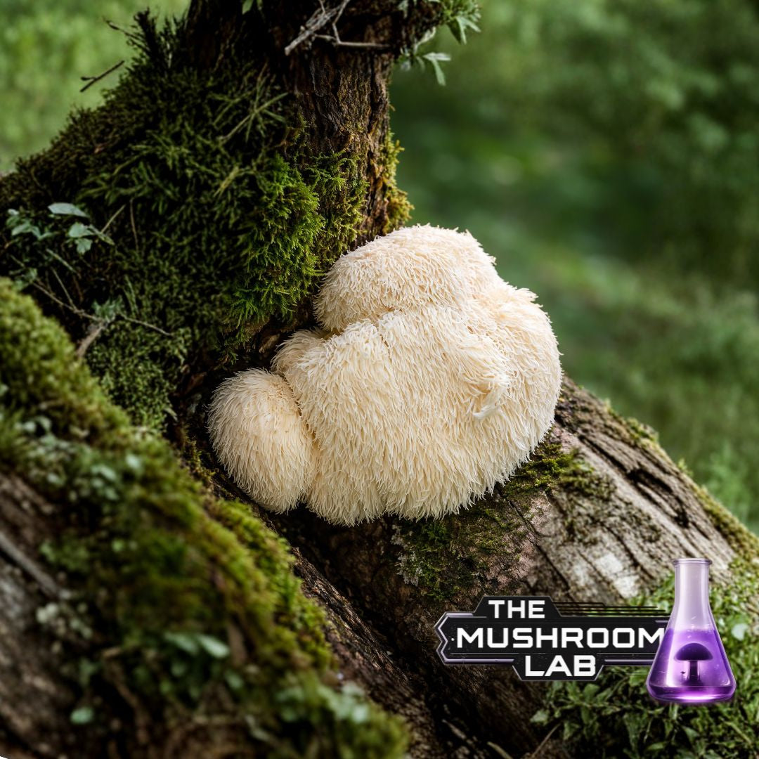 Heat-Tolerant Lion’s Mane Liquid Culture Syringe, Hericium erinaceus