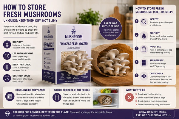 How to Store Fresh Mushrooms: UK Guide to Keeping Them Fresh