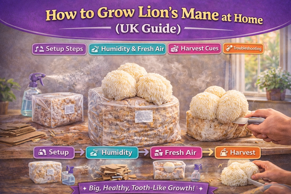 How to Grow Lion’s Mane at Home (UK Guide)