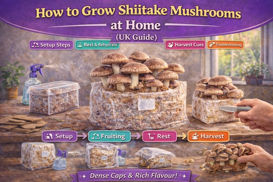 How to Grow Shiitake Mushrooms at Home (UK Guide)