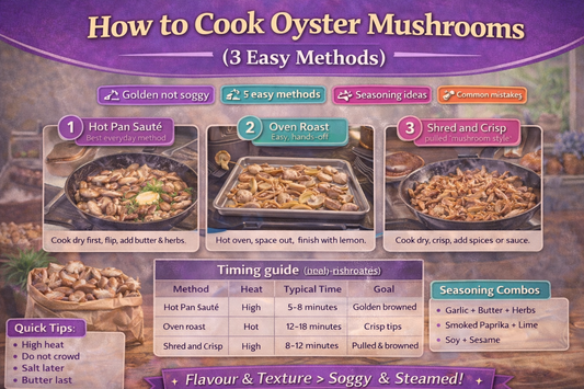 How to Cook Oyster Mushrooms (3 Easy Methods)