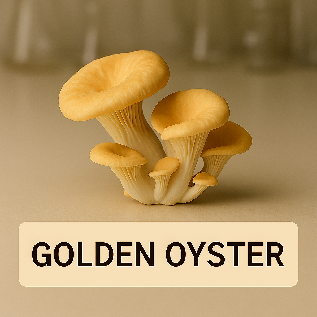 Golden Oyster (Pleurotus citrinopileatus)