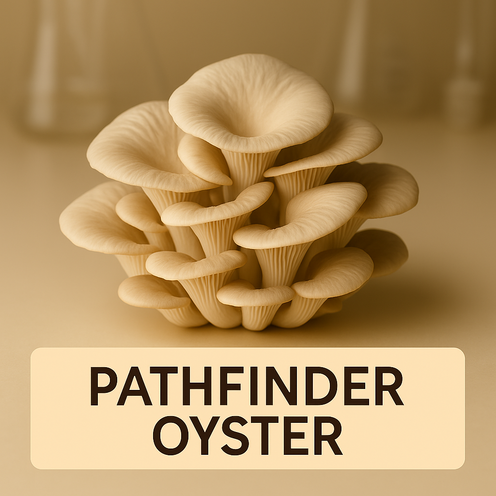 Pathfinder Oyster (Pleurotus ostreatus – “Mossy Creek Pathfinder”)
