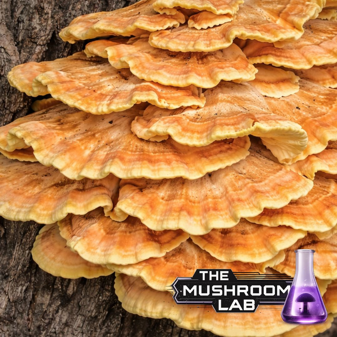 Chicken of the Woods Liquid Culture Syringe, Laetiporus sulphureus