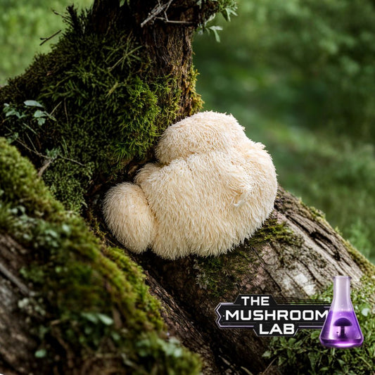 Heat-Tolerant Lion’s Mane Liquid Culture Syringe, Hericium erinaceus