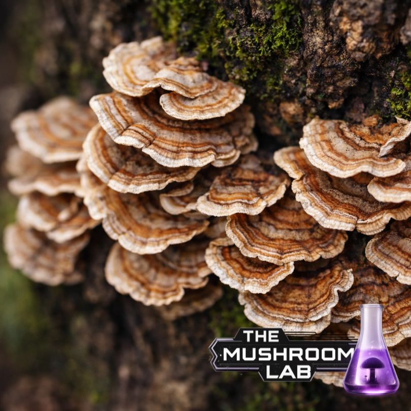 Turkey Tail Liquid Culture Syringe, Trametes versicolor